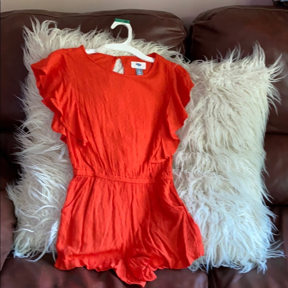 Orange Old Navy Jumpsuit
